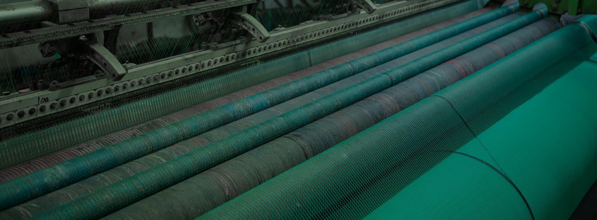 Green safety nets around the building