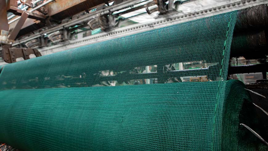 Producing knitted net