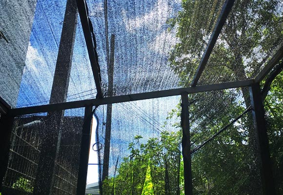 shade net application for roof Naite Ropenet