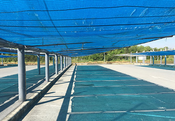 shade net application for public place